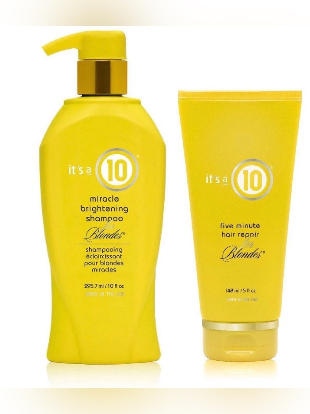 **NEW** it's a 10 Miracle Brightening Shampoo & Five Minute Hair Repair